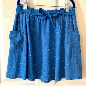 Mini Boden Floral Mini Skirt Sz 13-14